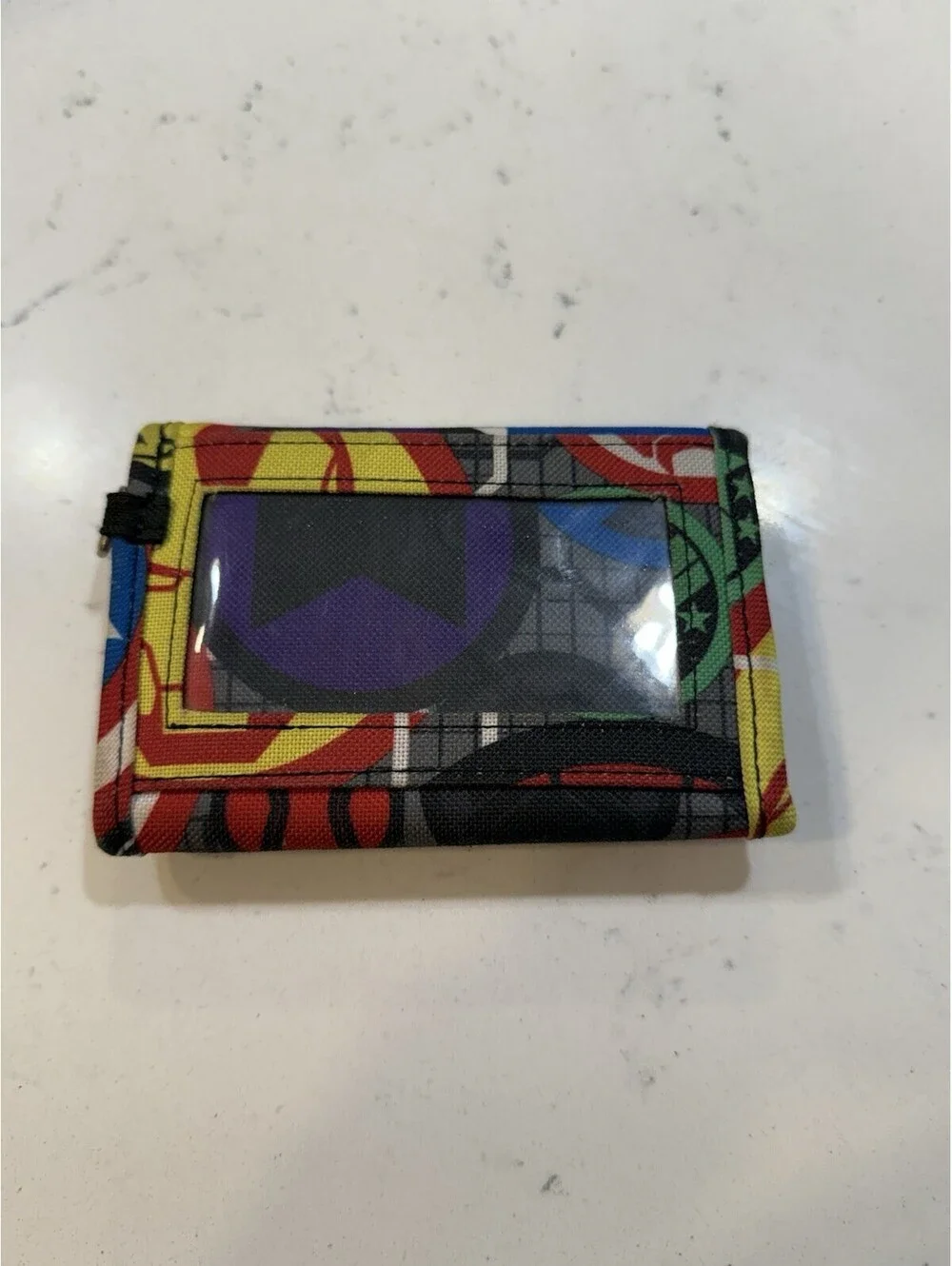 Marvel Gap Kids Boys Men Tri Fold Wallet Reclosable Fasteners